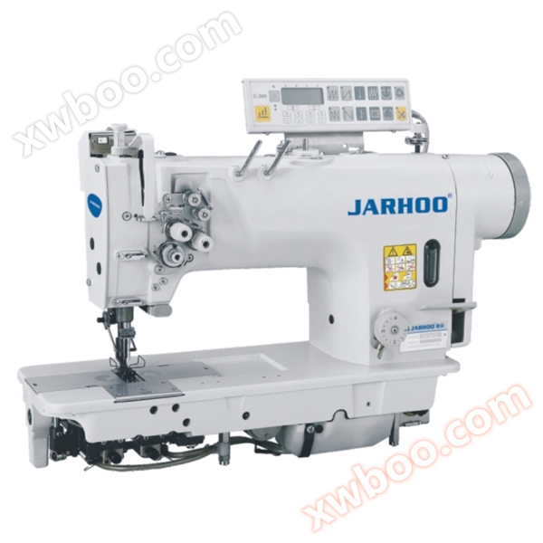 Mașină de cusut cu două acuri pentru calculator