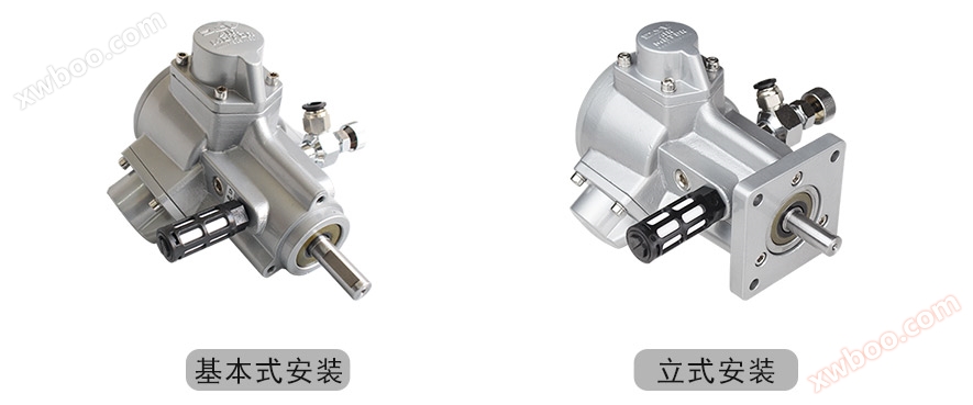DAM1-F气动马达产品安装图