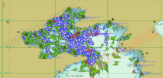 辽宁沿海AIS基站覆盖实际效果截图