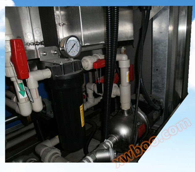 5槽水剂手动超声波清洗机循环过滤系统