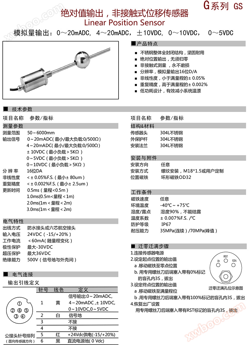 位移传感器生产厂家