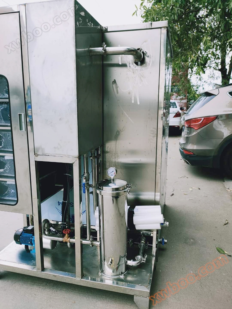 15000W单槽式超音波+过滤系统清洗机