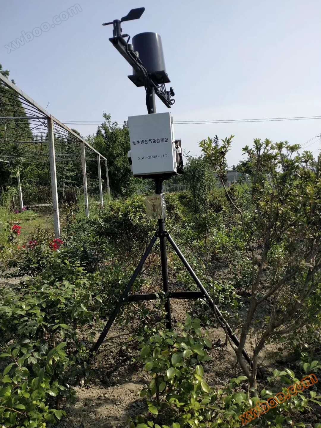 Online monitoring instrument for agricultural environment