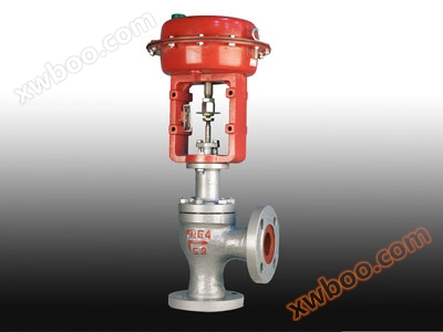 Valvola di regolazione angolare monosedile a pellicola pneumatica XA/BS