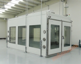 Zkušební prostor pro výbuch vzduchového podložku