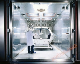 Zkušební kabina integrovaného prostředí pro automobily