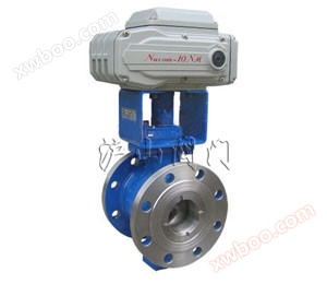 Q947 electric V-shaped ball valve