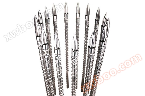 Injection molding machine screw