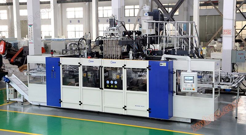 B20D-900 (4+4) dual station bottle blowing machine