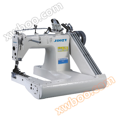 T927 aguja doble de alta velocidad. Máquina de muñeca curvada de tres agujas (máquina de enterramiento)