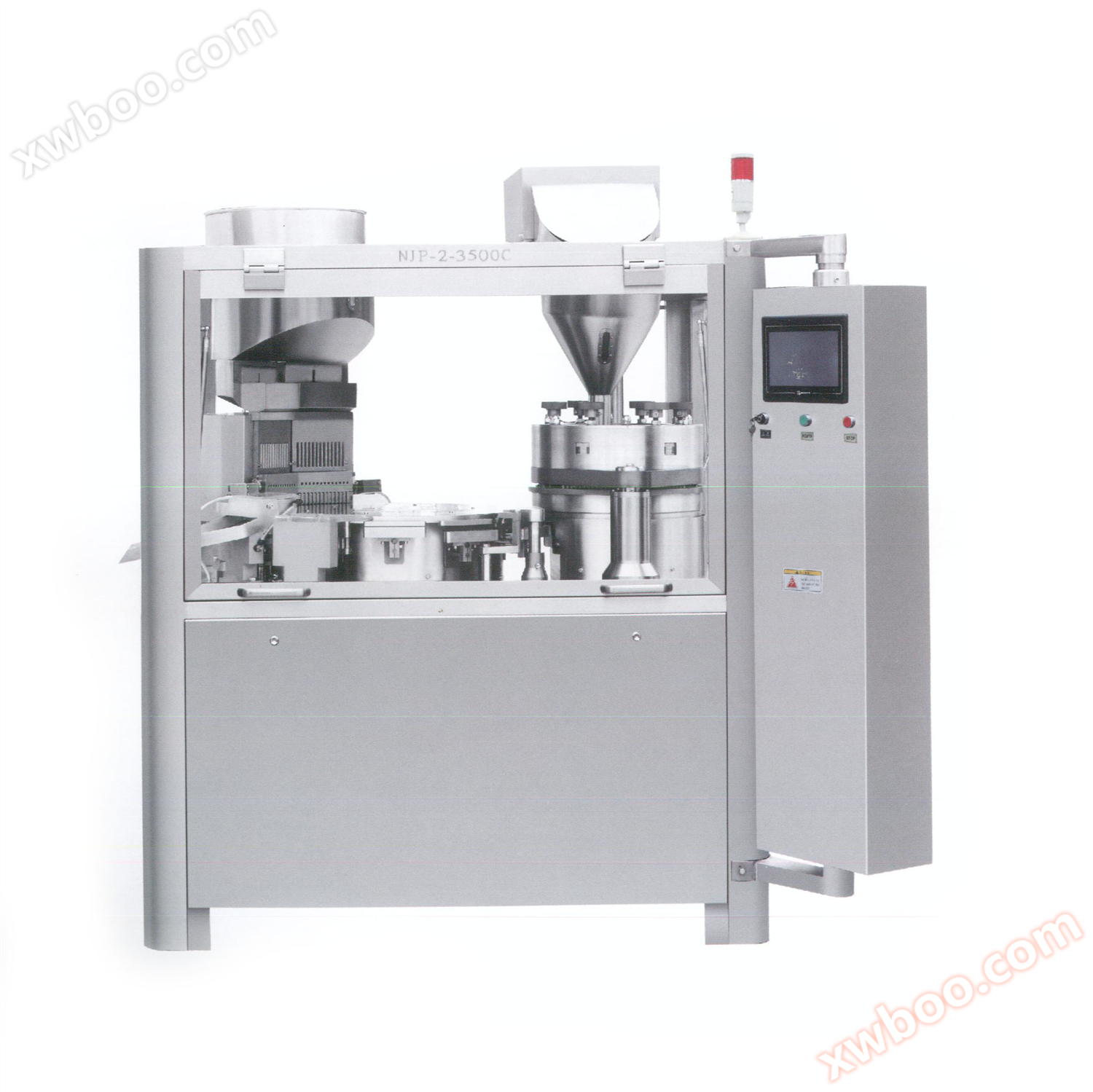njp-2-3500 نوع كبسولة ملء آلة أوتوماتيكية بالكامل