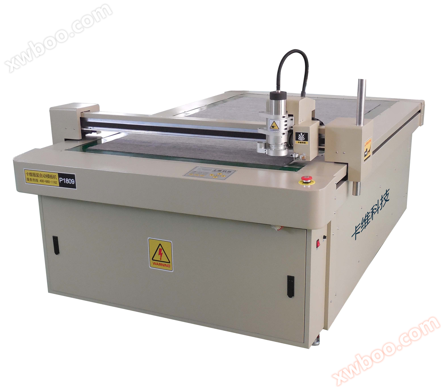 Template cutting and milling machine