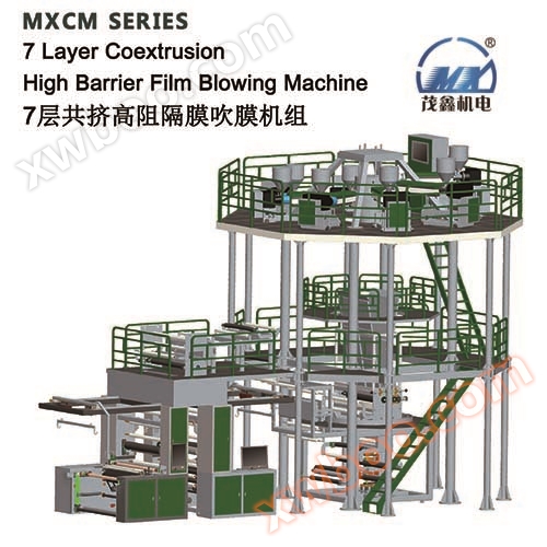 MXCM Series 7-Layer Co extruded High Resistance Diaphragm Blowing Machine