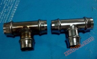 Comparison diagram of polishing of stainless steel welded parts