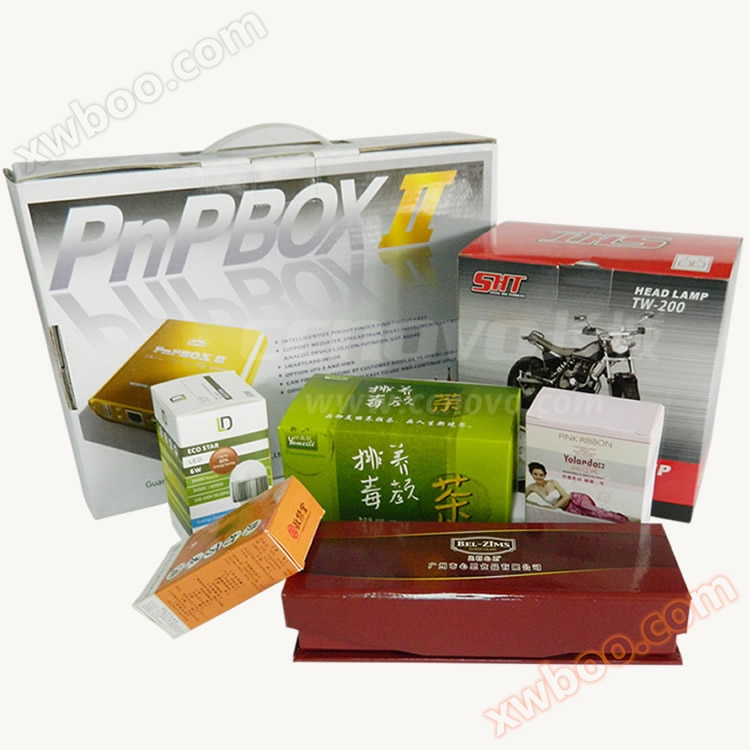 Tisk barevných krabic