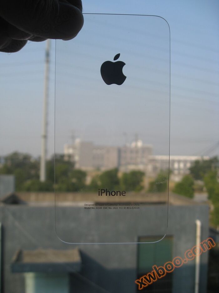 Printing of iPhone Trademark
