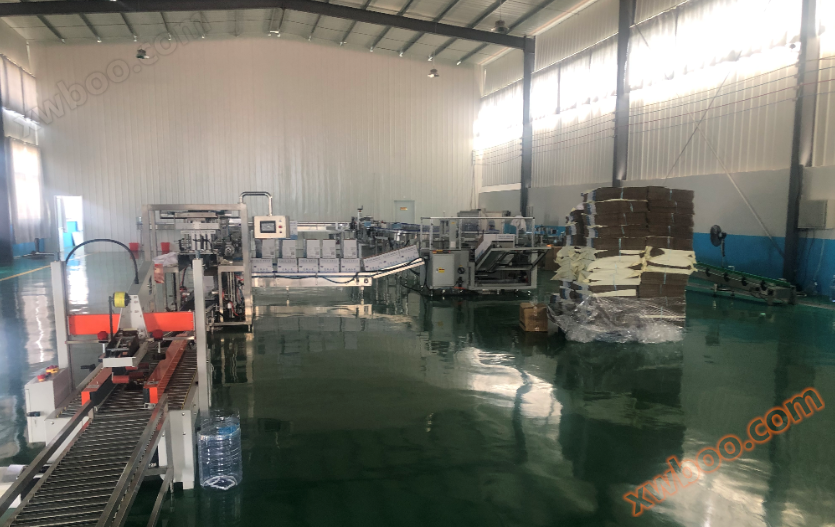 600 barrels/hour filling line+3000 bottles/hour assembly line