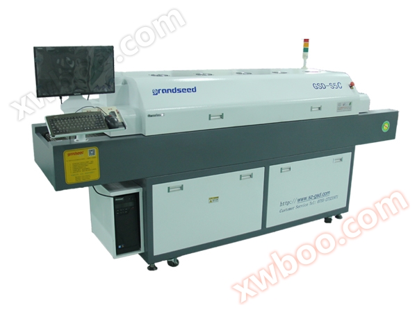 Mini fem temperatur zoner automatisk blyfri refluxsvetsning GSD-5SC