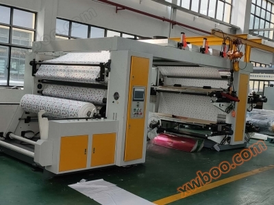 Stacked lazy cloth flexographic printing machine