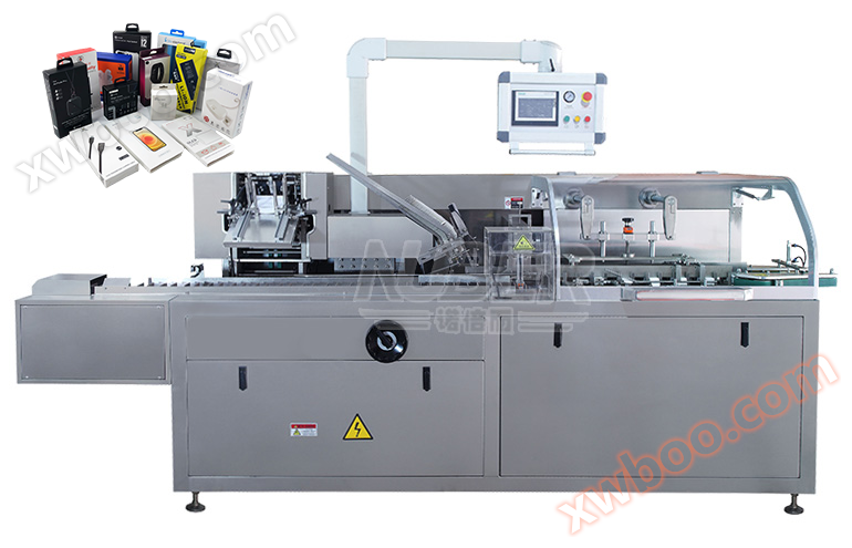 Máy đóng hộp sản phẩm điện tử - Máy đóng hộp điện thoại di động, Máy đóng hộp phim cường lực, Dây tai nghe dây dữ liệu tự động