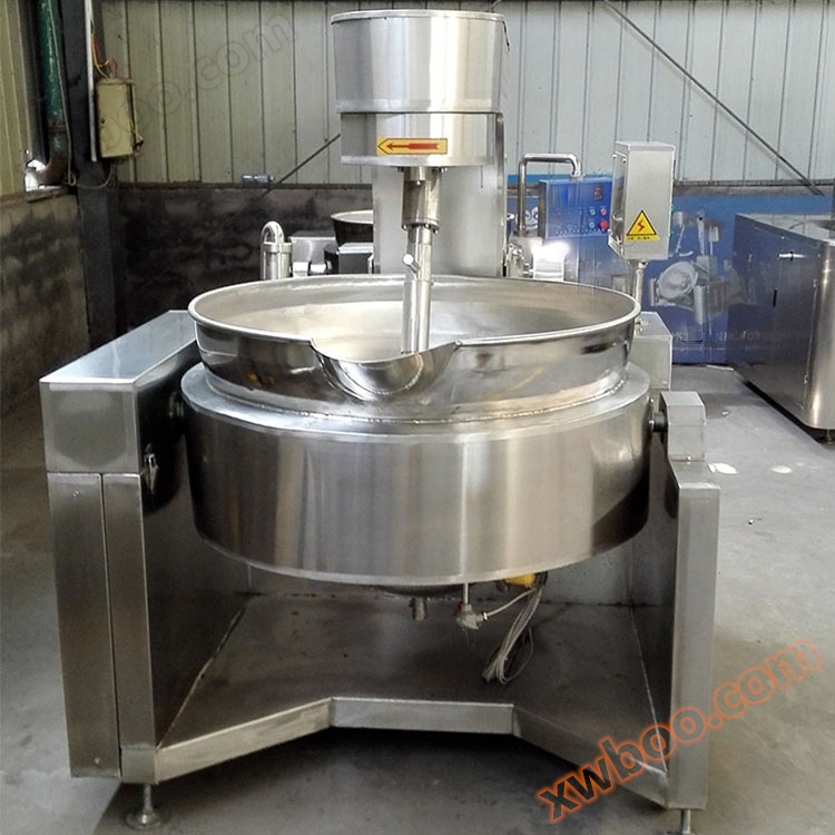 Electric heating bean paste filling mixer