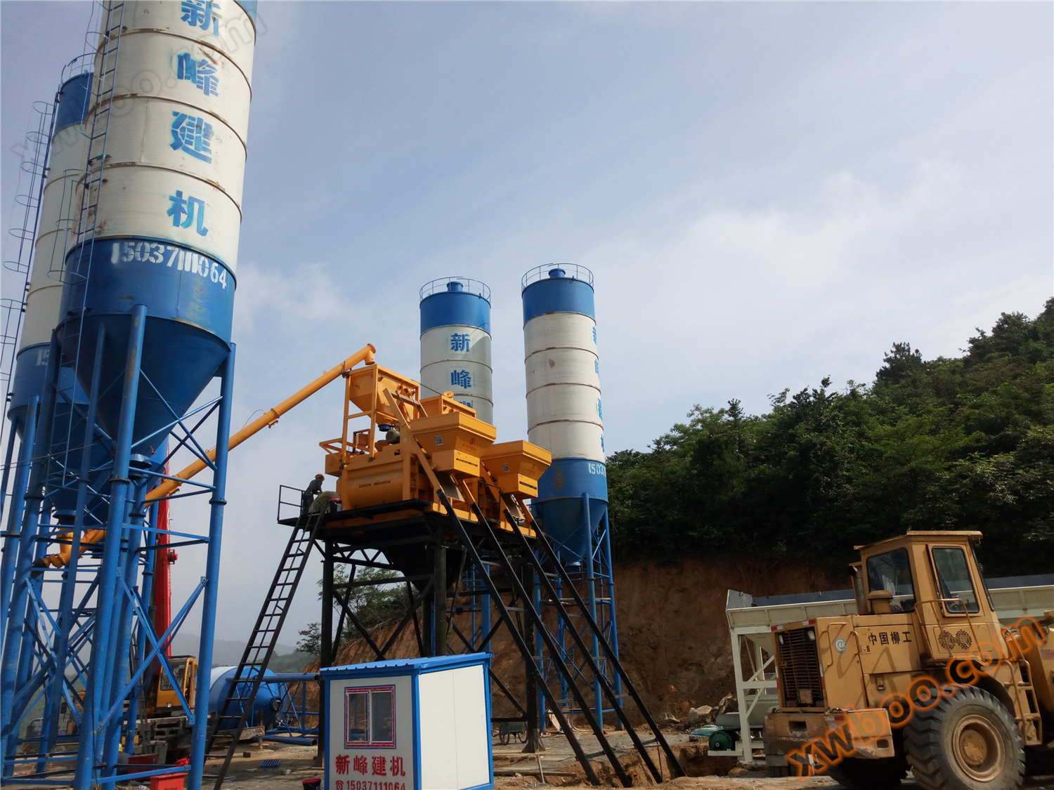 HZS50 бетономешалка