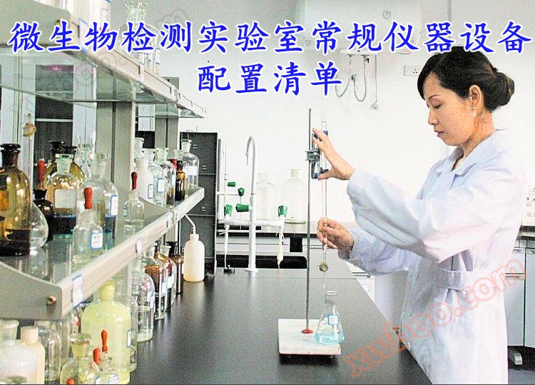 List of Conventional General Instruments and Equipment Configuration for Microbial Testing Laboratory