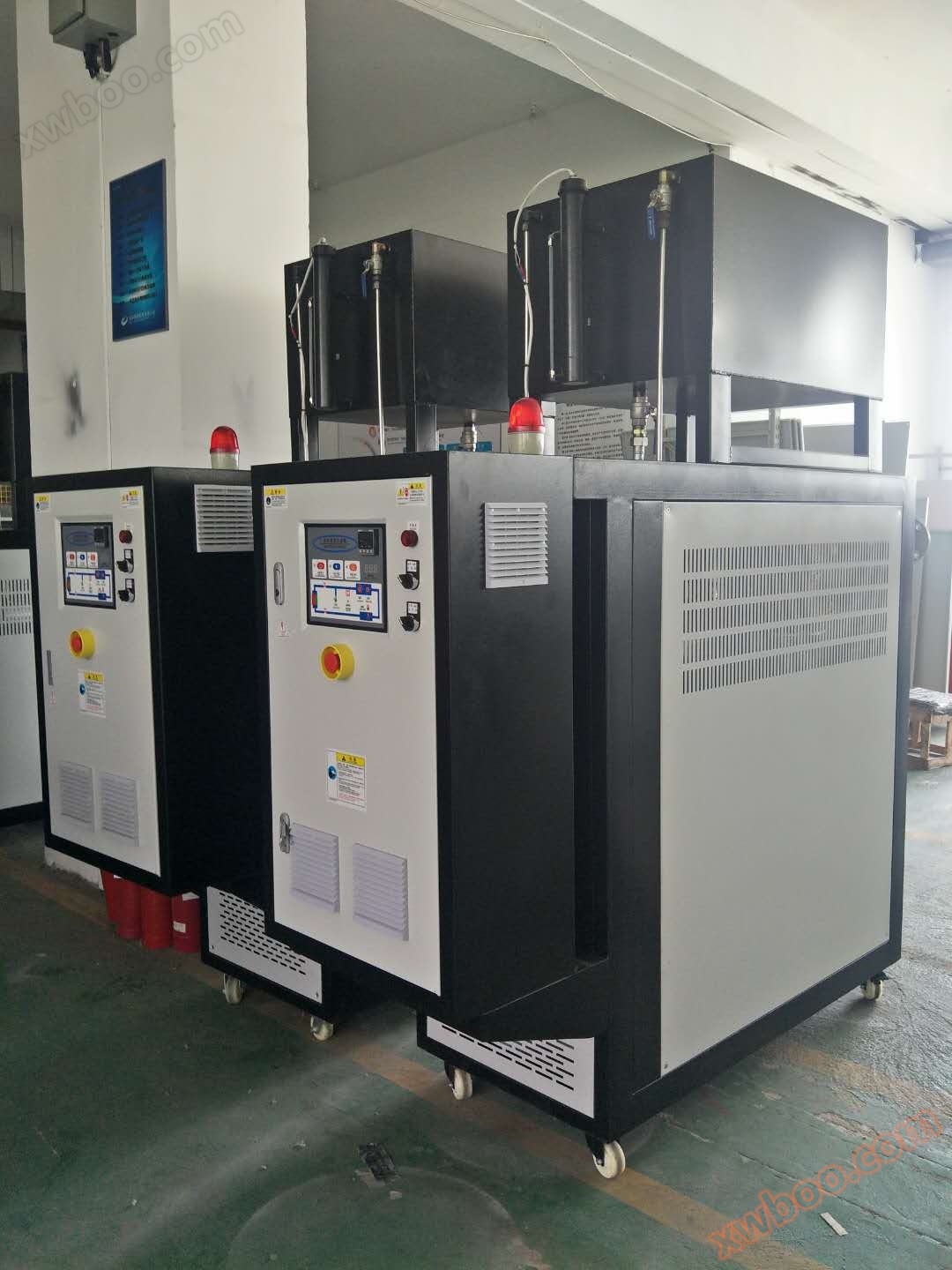 Heat medium oil machine
