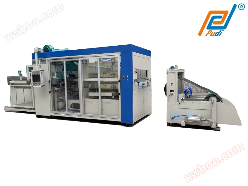 Automatic thin film vacuum thermoforming machine