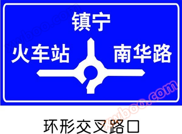 Panneau de rond - point