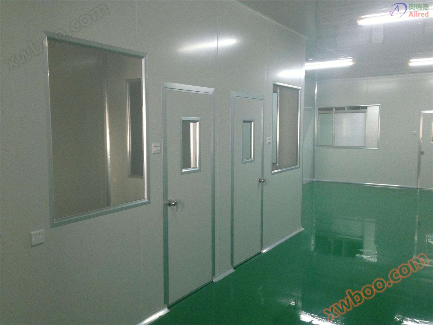 Staubfreies Werkstattbüro