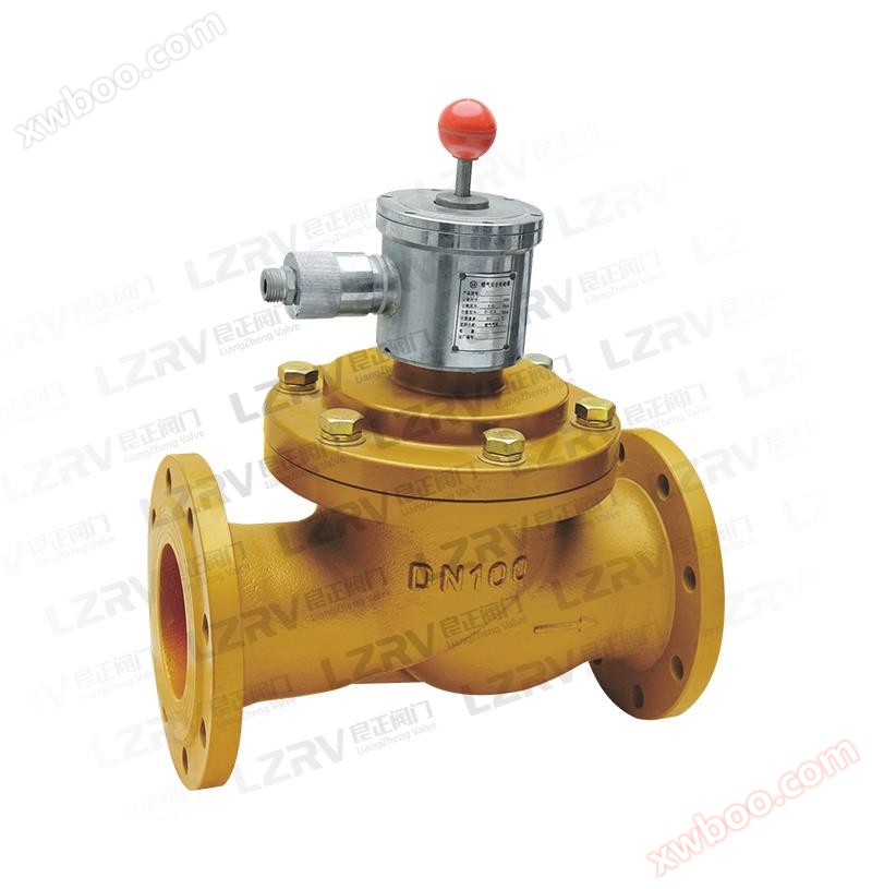 Gas safety solenoid valve (normally open type)