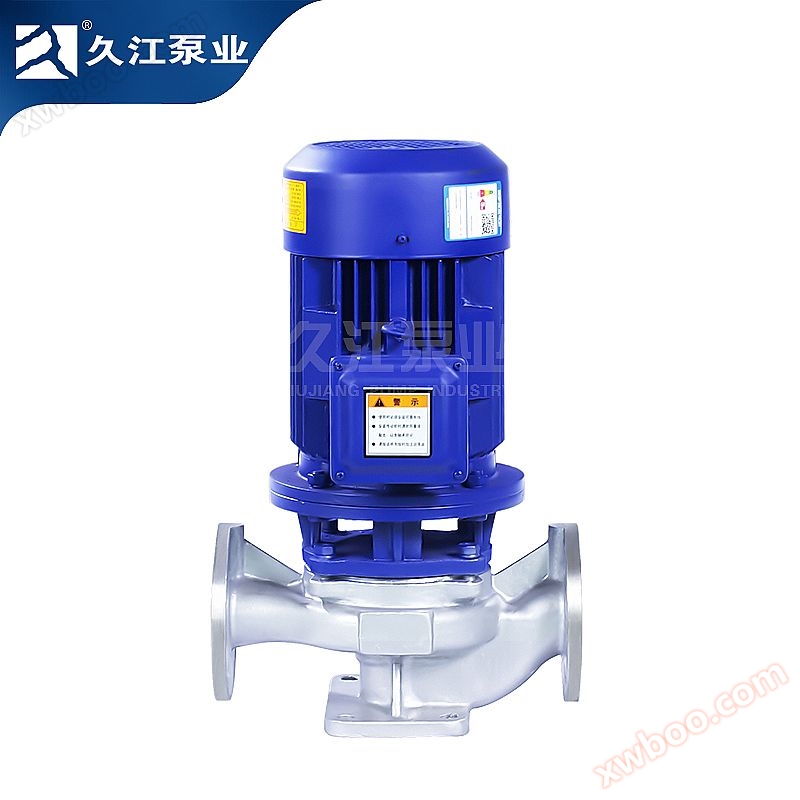 IHG vertical stainless steel pipeline pump (chemical pump)