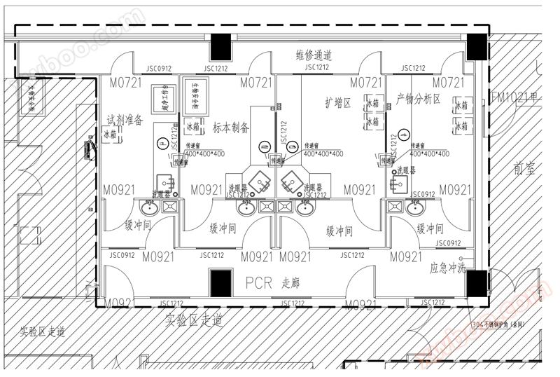 Nya Coronavirus Testning Laboratorium Design