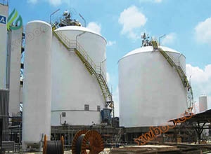 Chemical petroleum storage tank