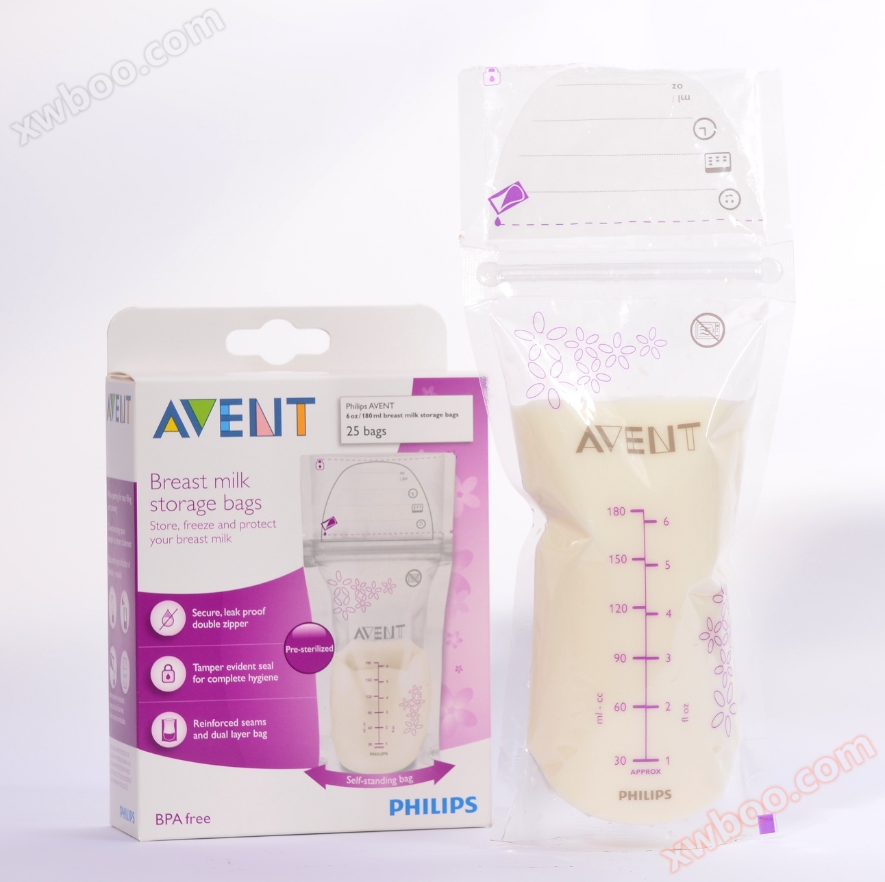 Nhà sản xuất túi sữa mẹ OEM Nhãn hiệu tùy chỉnh túi lưu trữ sữa mẹ Túi sữa dùng một lần