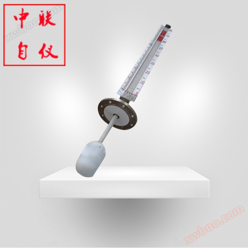 Anti corrosion top mounted magnetic flap level gauge